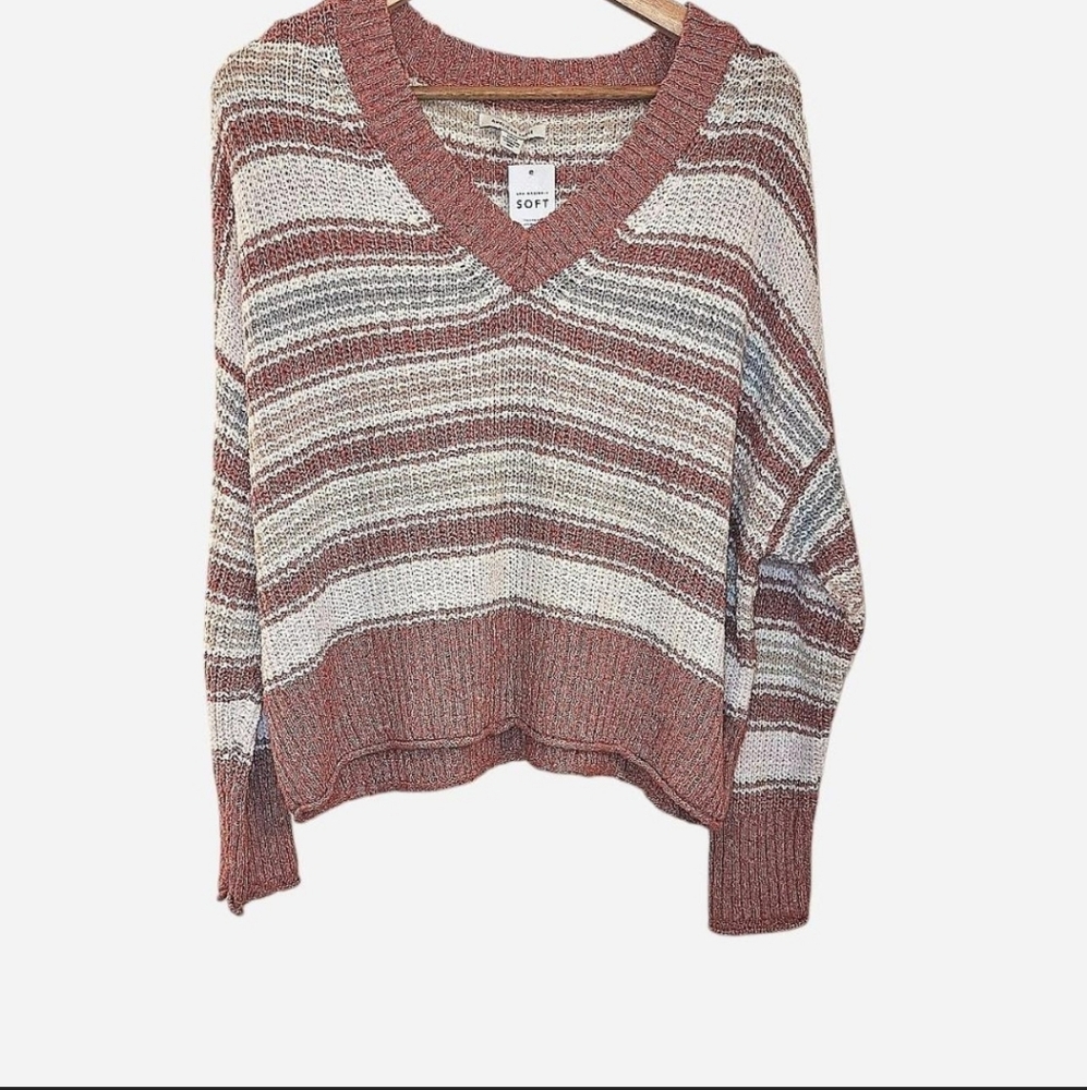 American Eagle Outfitters Multicolor V-Neck Sweater NWT